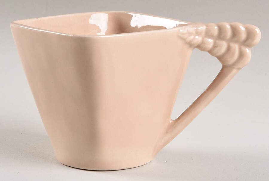 Chatelaine Topaz Flat Cup by Metlox - Poppytrail - Vernon-1