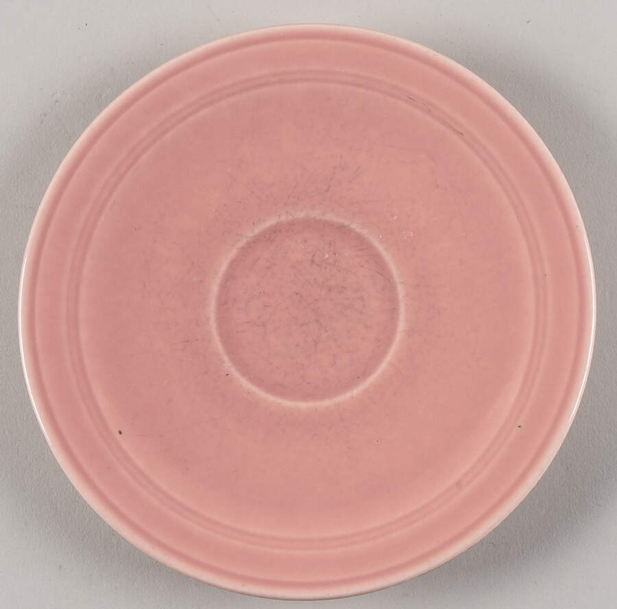 Early California Pink Saucer by Metlox - Poppytrail - Vernon-1