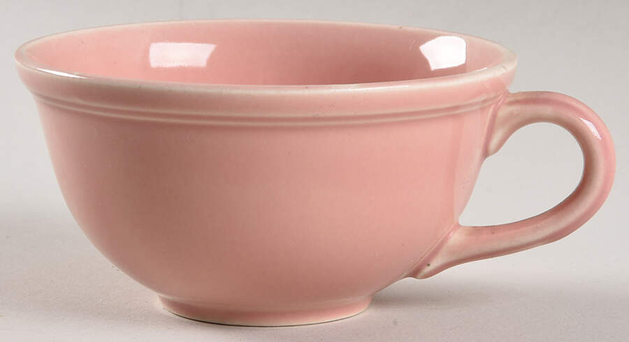 Early California Pink Flat Cup by Metlox - Poppytrail - Vernon-1