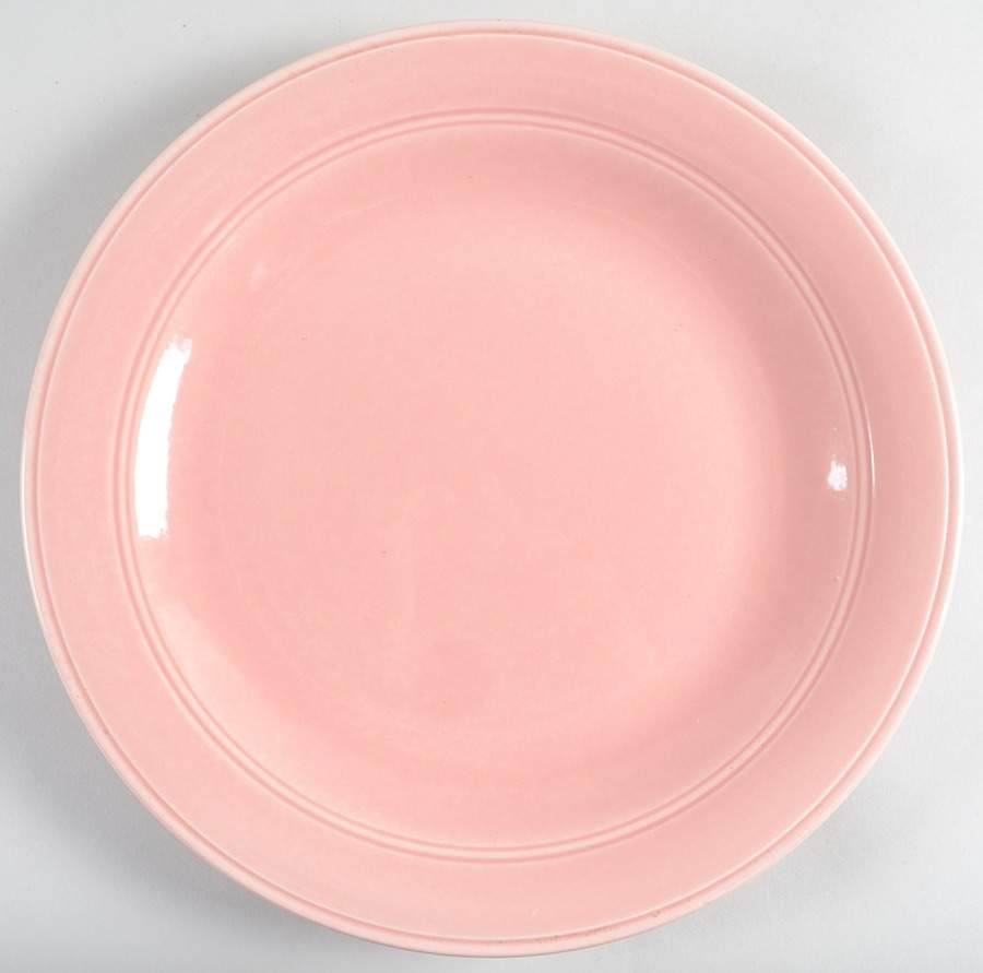 Early California Pink 12" Chop Plate (Round Platter) by Metlox - Poppytrail - Vernon-1