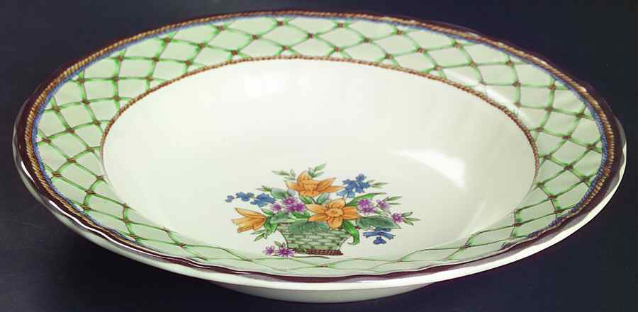 Floral Pageant 10" Round Vegetable Bowl by Mikasa-1