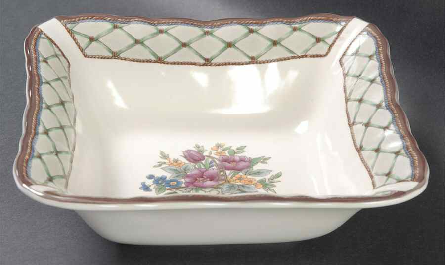 Floral Pageant 7" Square Vegetable Bowl by Mikasa-1