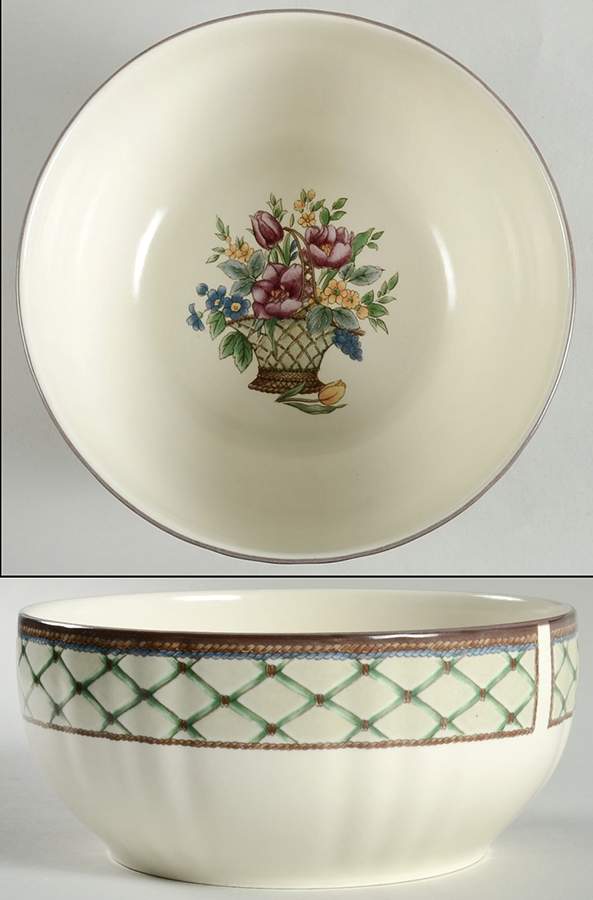 Floral Pageant 7" Round Vegetable Bowl by Mikasa-1
