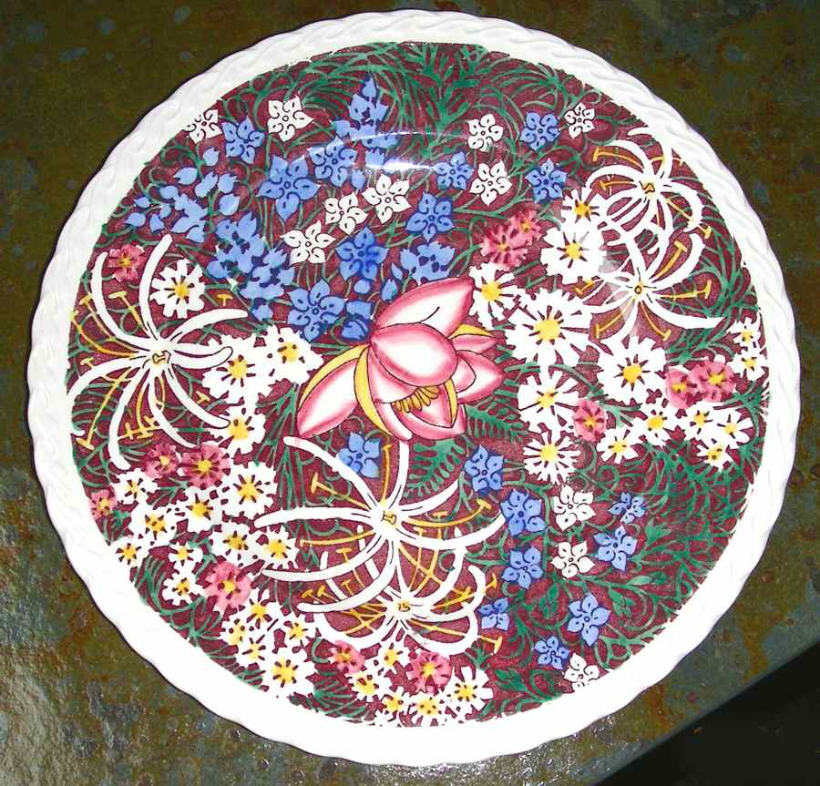 Hawaii 12" Chop Plate (Round Platter) by Metlox - Poppytrail - Vernon-1