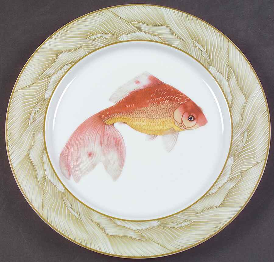Waterdance Salad/Dessert Plate by Mottahedeh-1