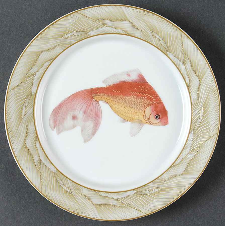 Waterdance Bread & Butter Plate by Mottahedeh-1