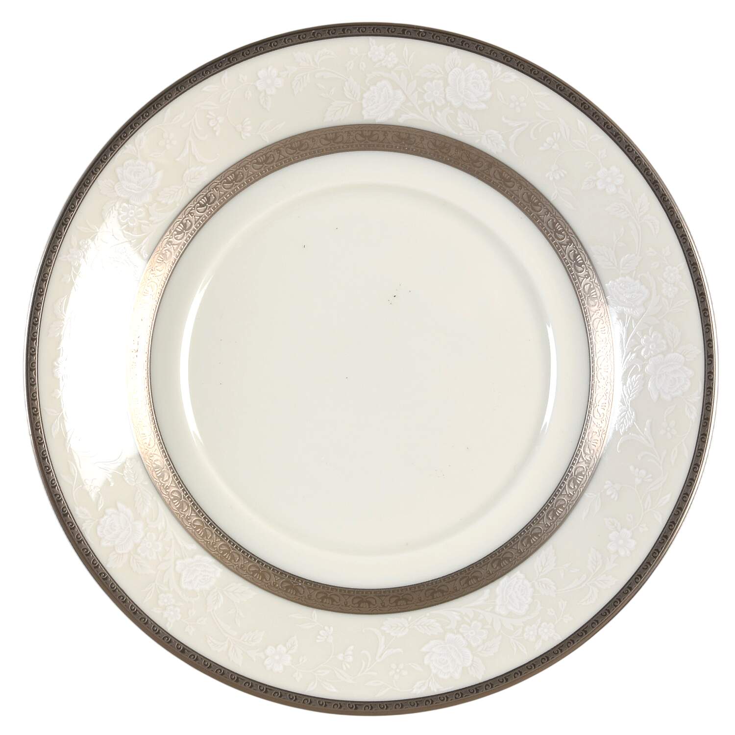 Platinum Lace Saucer by Mikasa-1