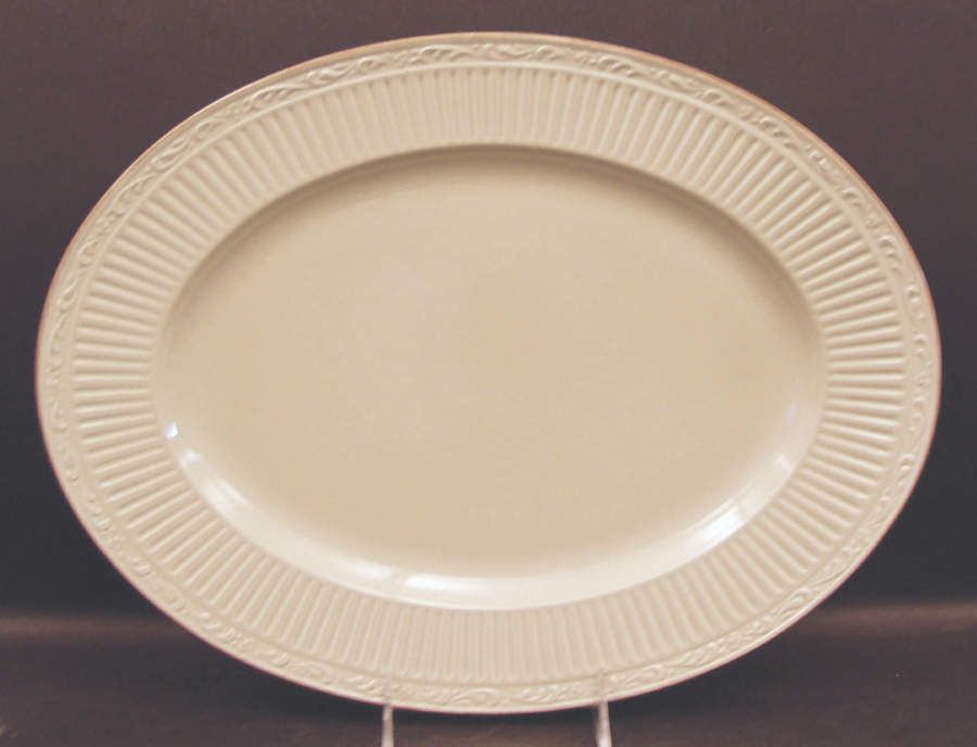 Mystic Green 15" Oval Serving Platter by Mikasa-1