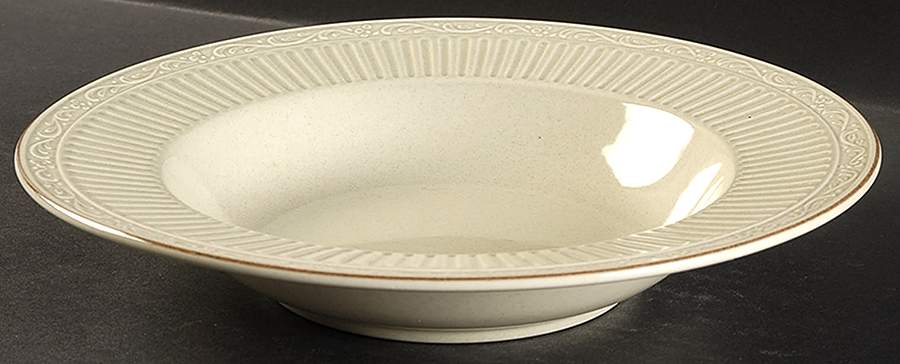 Mystic Green Large Rim Soup Bowl by Mikasa-1