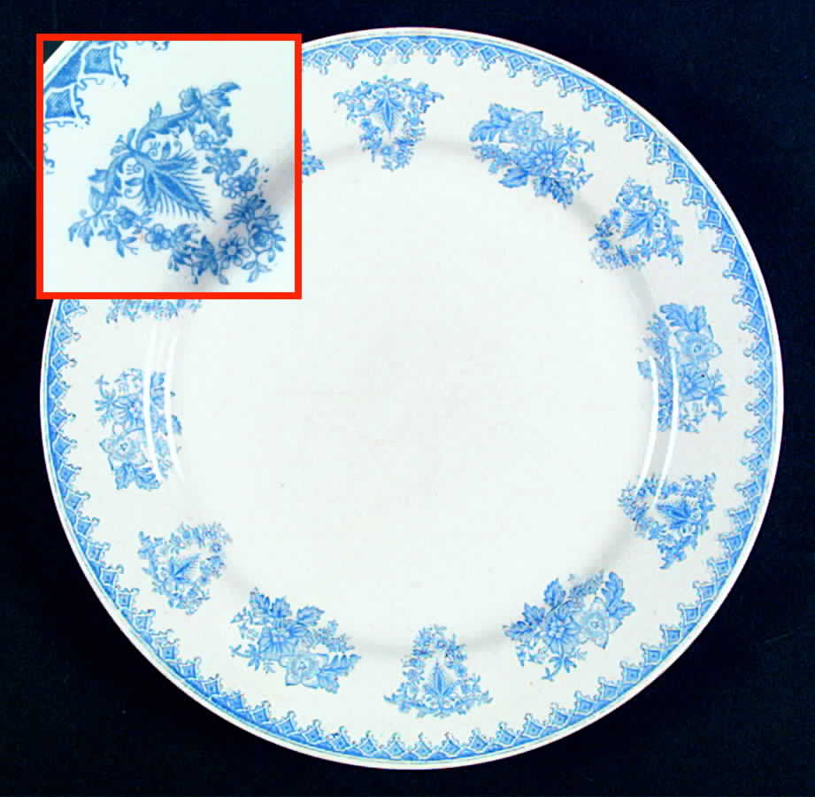 Sika Luncheon Plate by Petrus Regout & Co-1