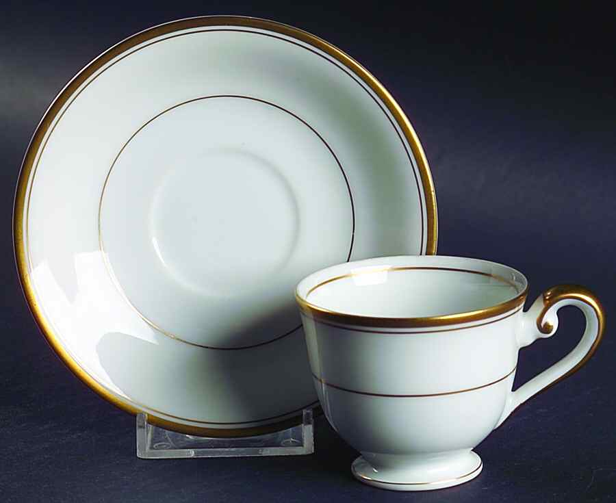 Royalty Footed Demitasse Cup & Saucer Set by Meito-1