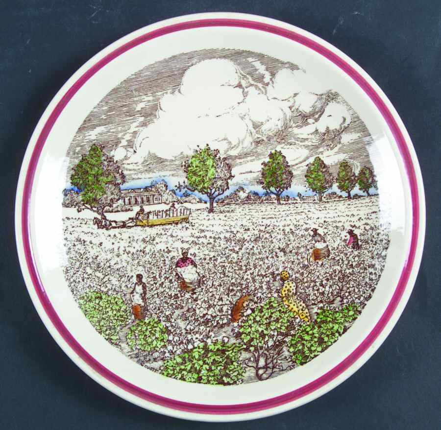 Bits of The Old South Luncheon Plate by Metlox - Poppytrail - Vernon-1
