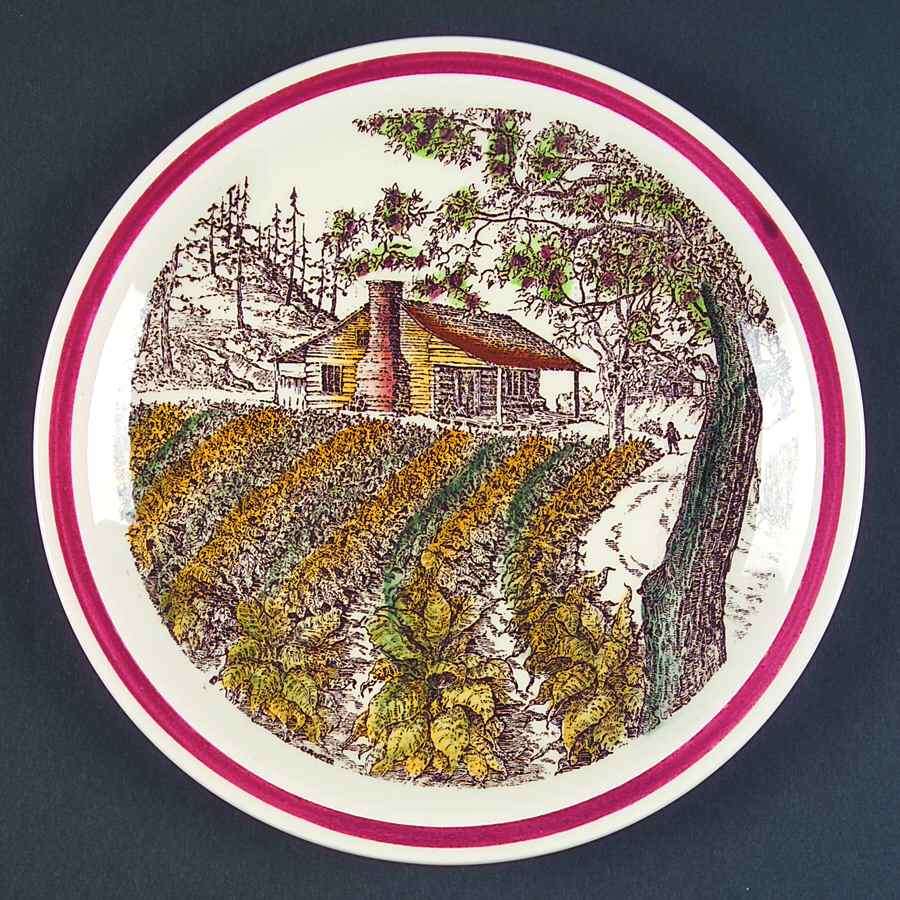 Bits of The Old South Luncheon Plate by Metlox - Poppytrail - Vernon-1