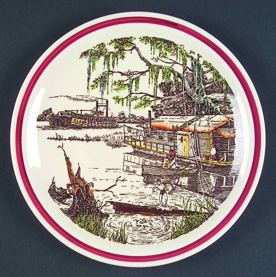 Bits of The Old South Luncheon Plate by Metlox - Poppytrail - Vernon-1