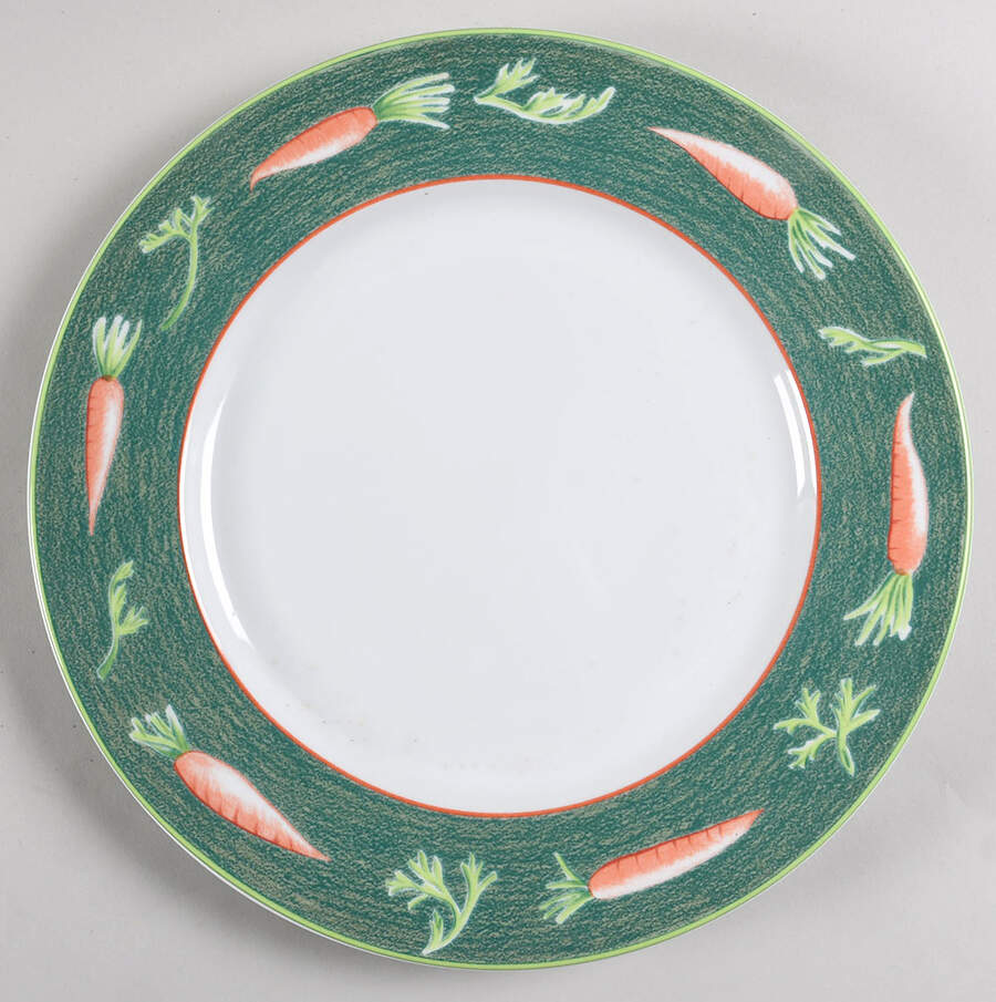 Village Market Green 12" Chop Plate (Round Platter) by Mikasa-1