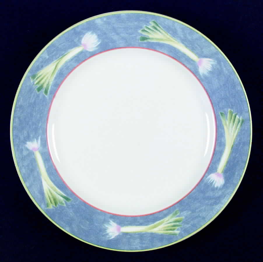 Village Market Blue Dinner Plate by Mikasa-1