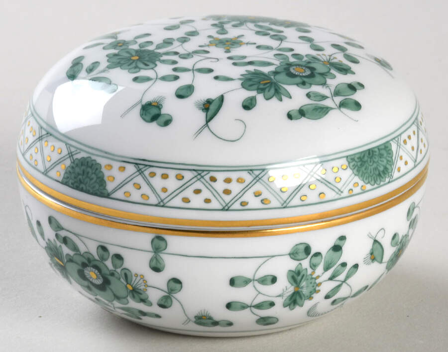 343310 3" Round Box & Lid by Meissen (Germany)-1