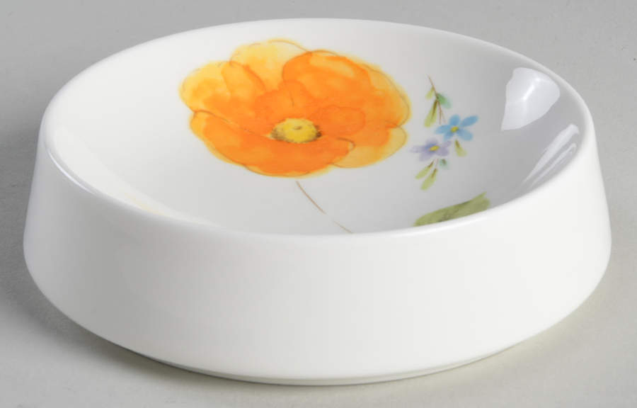 Dancing Flowers 5" Round Ashtray by Mikasa-1