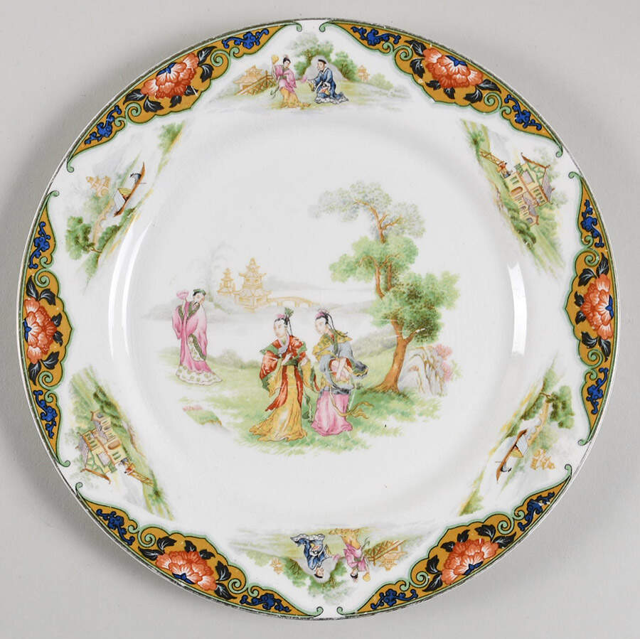 MAD54 Luncheon Plate by John Maddock & Sons-1