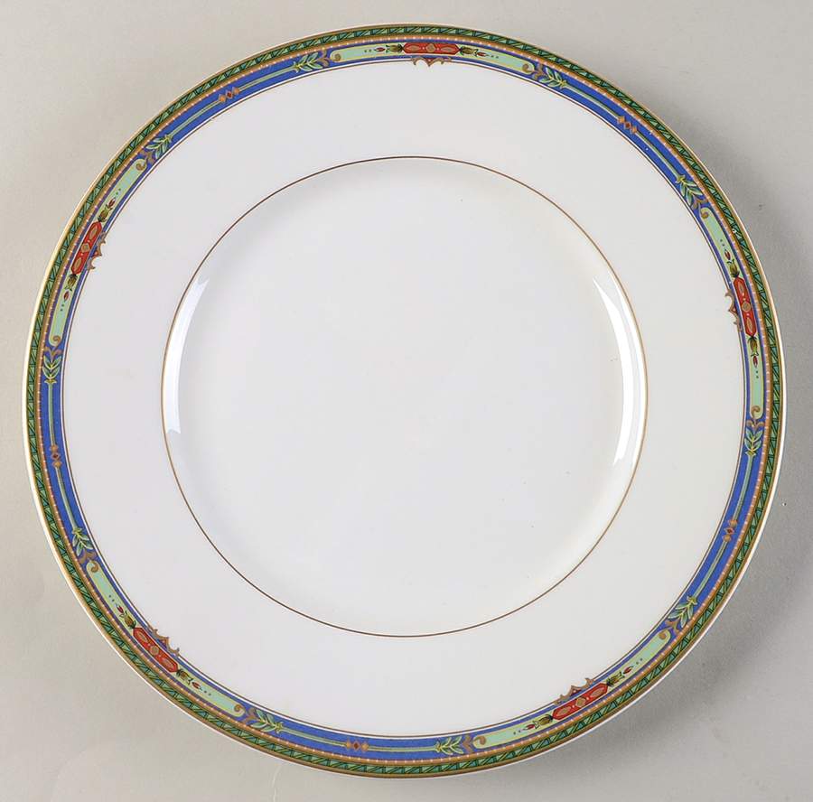 Plaza Court Blue Salad Plate by Mikasa-1