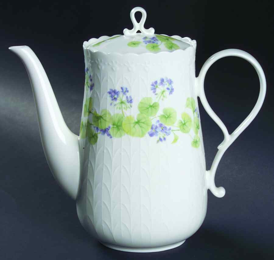 Blossom Circle Coffee Pot & Lid by Mikasa-1