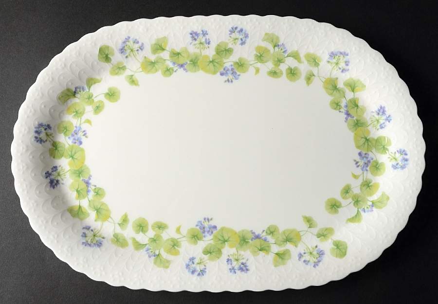 Blossom Circle 14" Oval Serving Platter by Mikasa-1