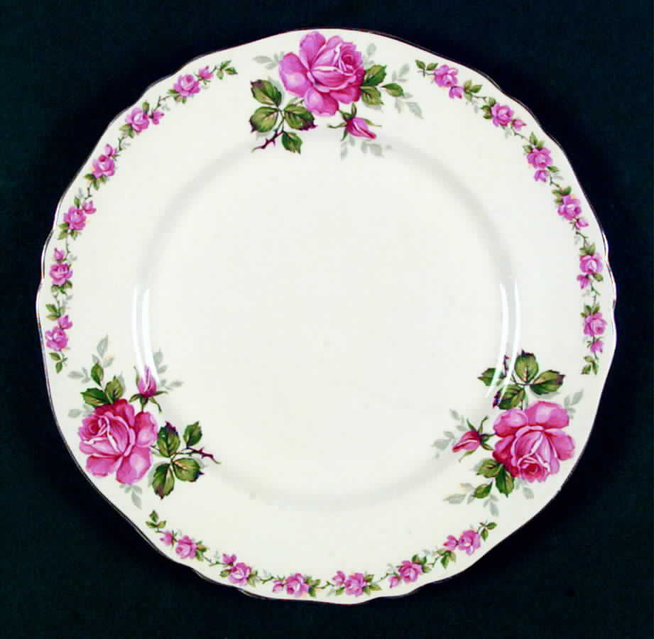 La Belle Rose Dinner Plate by Alfred Meakin-1