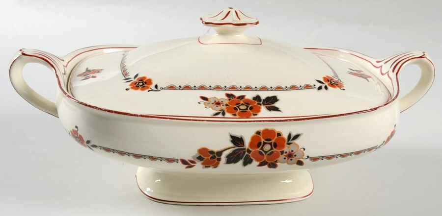 Belle Vue Rectangular Covered Vegetable by J & G Meakin-1