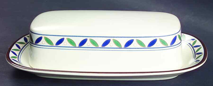 Rosette 1/4 Lb Covered Butter by Mikasa-1