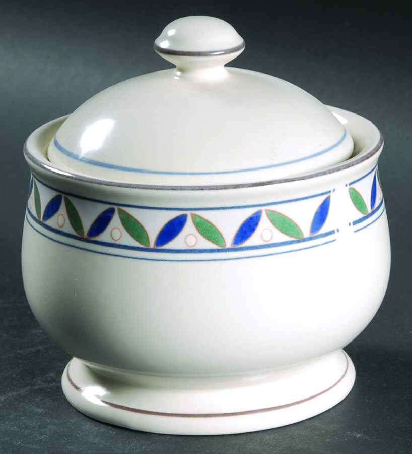 Rosette Sugar Bowl & Lid by Mikasa-1