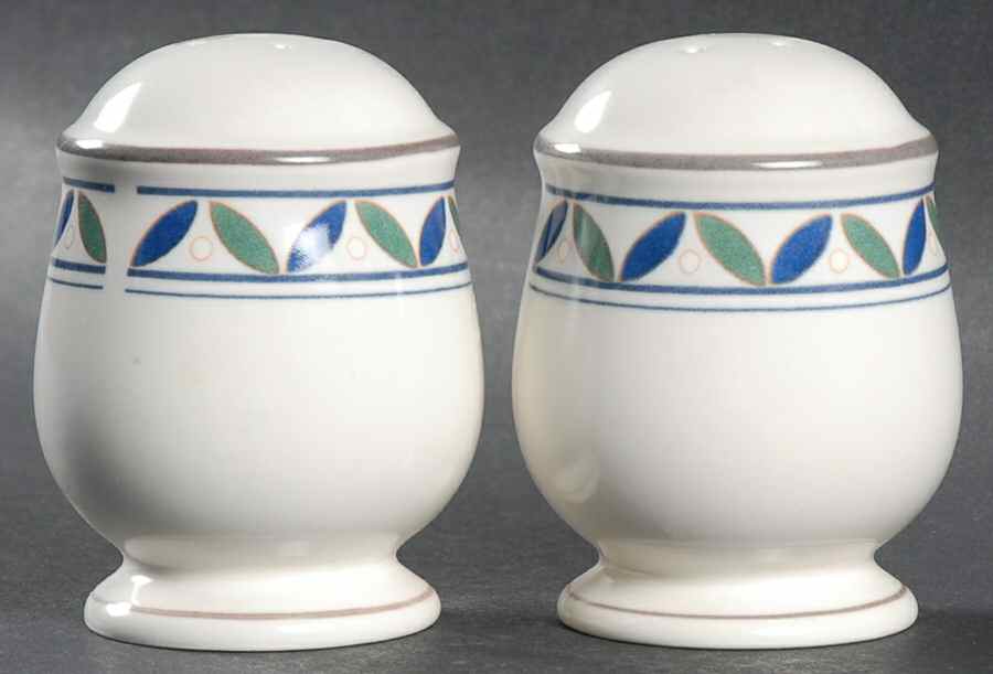 Rosette Salt & Pepper Set by Mikasa-1