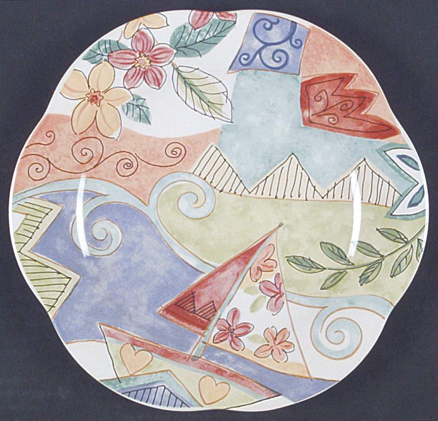 Summer Isle Salad Plate by Mikasa-1