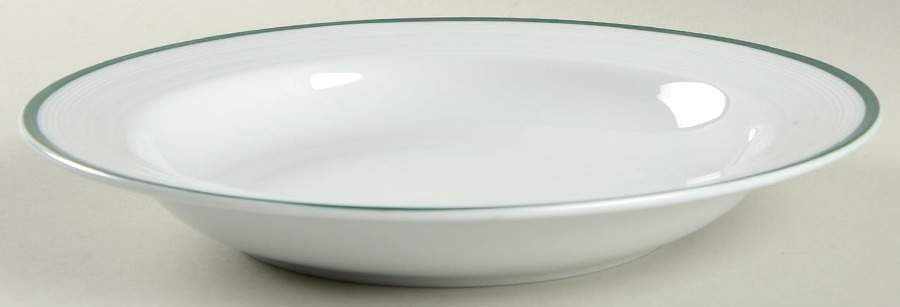 Emerald Circle Large Rim Soup Bowl by Mikasa-1
