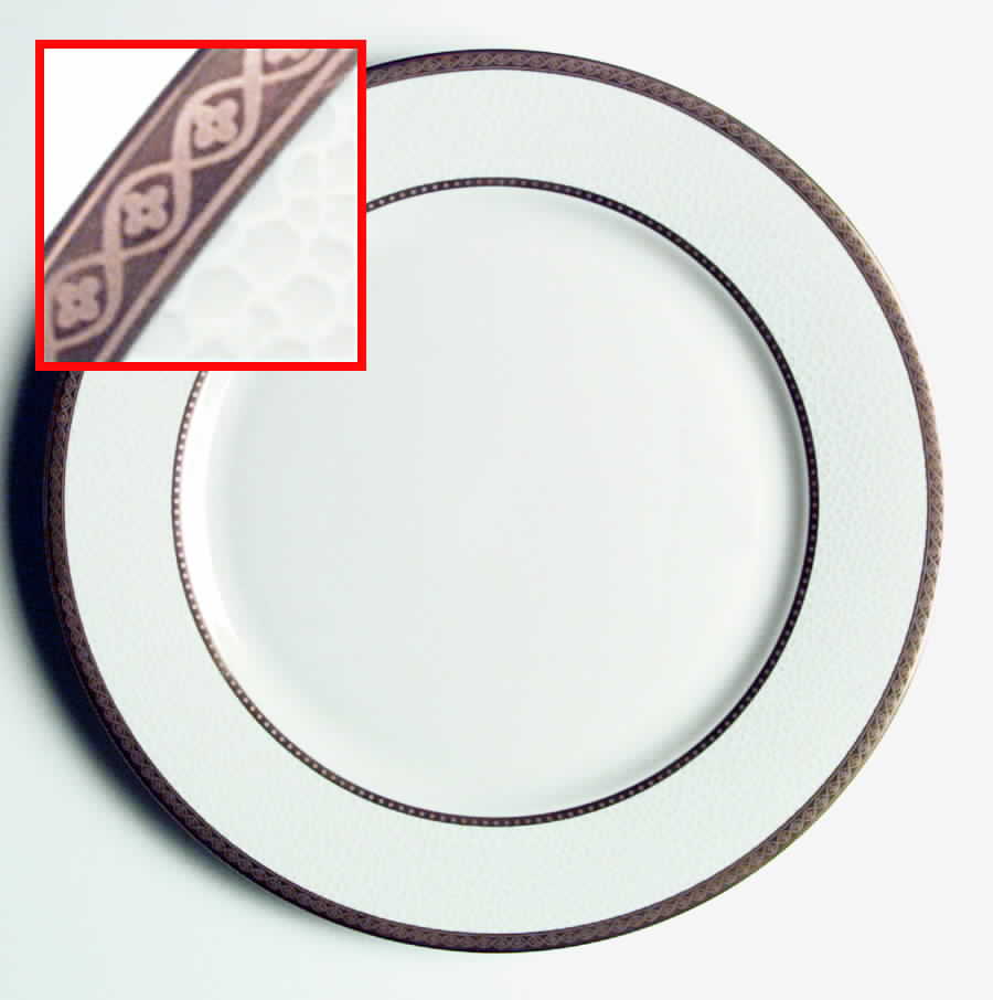 Imperial Flair Gold Dinner Plate by Mikasa-1