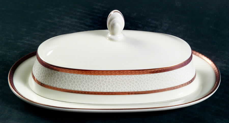 Imperial Flair Gold 1/4 Lb Covered Butter by Mikasa-1