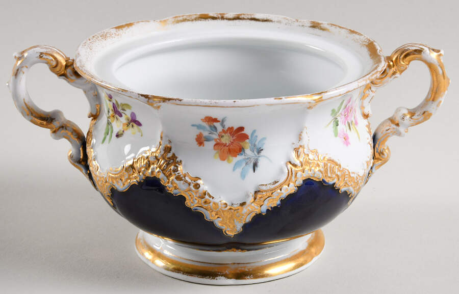 011099 Sugar Bowl No Lid by Meissen (Germany)-1