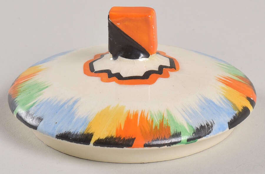 Rainbow Lid for Sugar Bowl by Myott Staffordshire-1