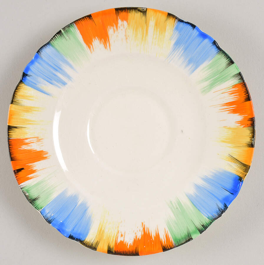 Rainbow Saucer by Myott Staffordshire-1
