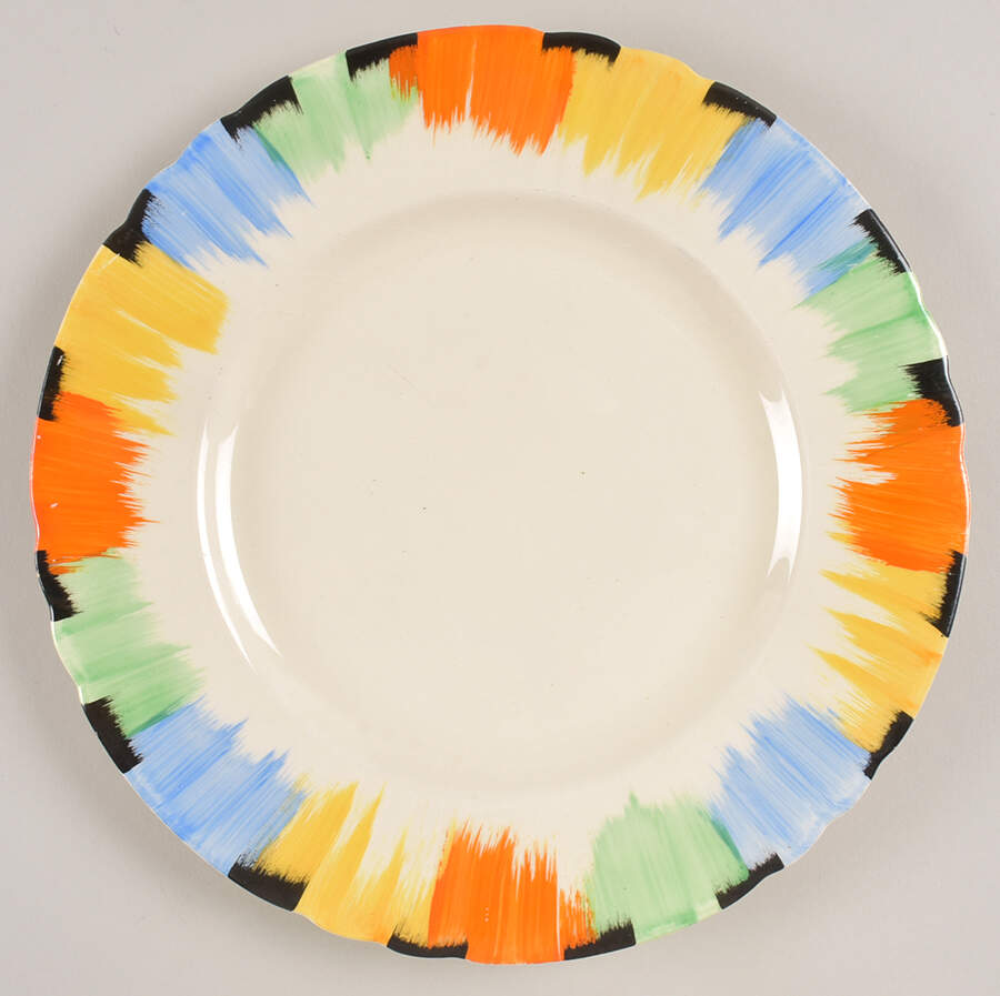 Rainbow Dinner Plate by Myott Staffordshire-1