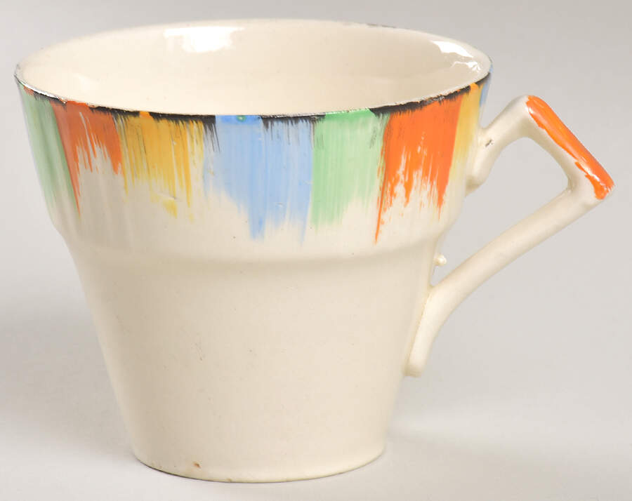 Rainbow Flat Cup by Myott Staffordshire-1
