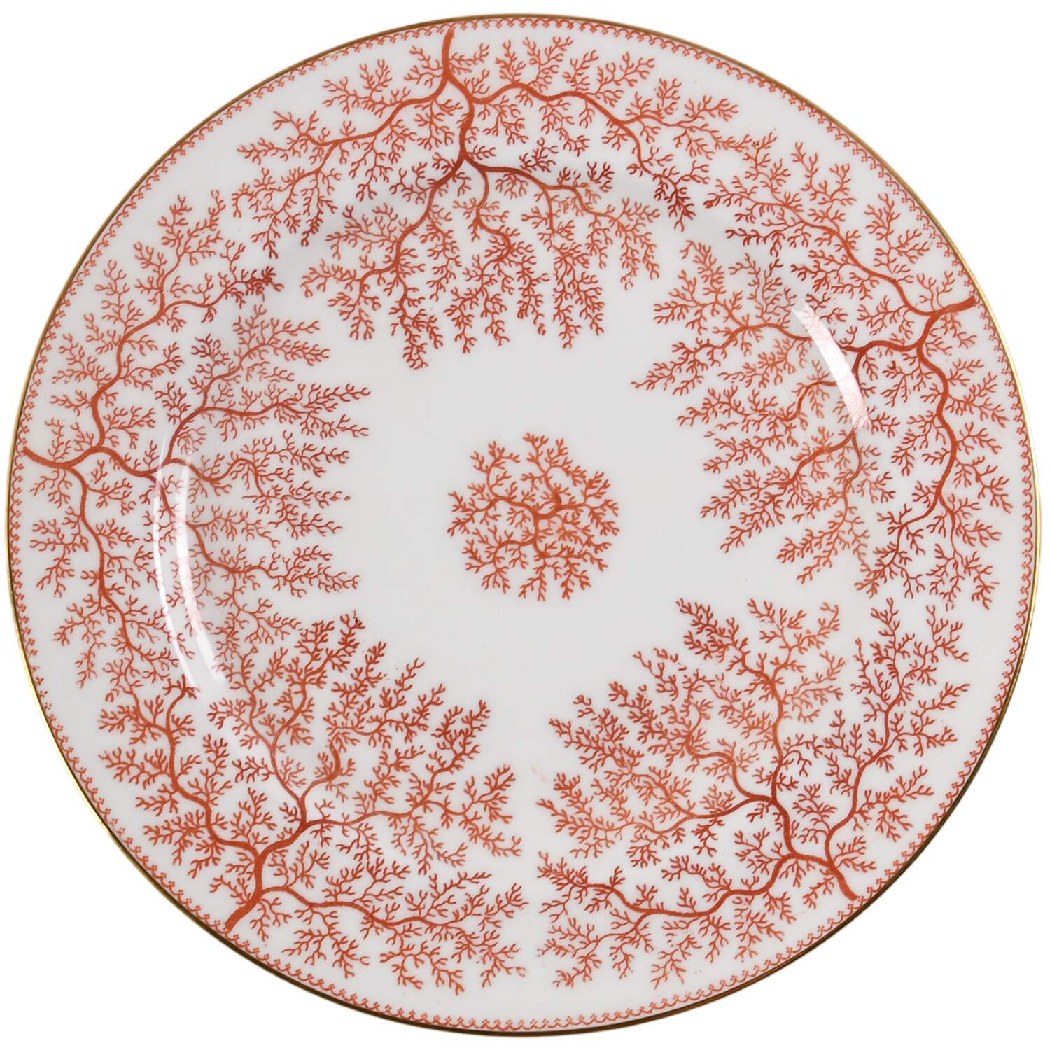 Fibre Red Dinner Plate by Minton-1
