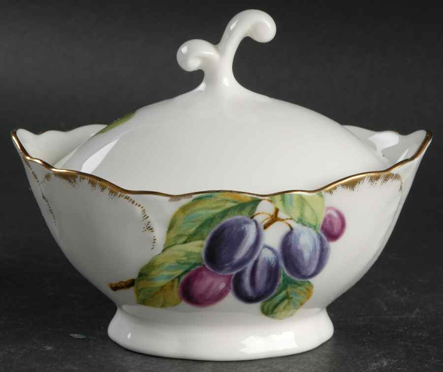 Ambrosia Sugar Bowl & Lid by Mikasa-1