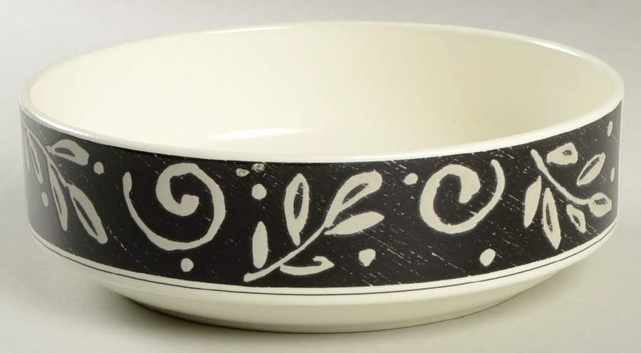 Ebony Trail 8" Round Vegetable Bowl by Mikasa-1