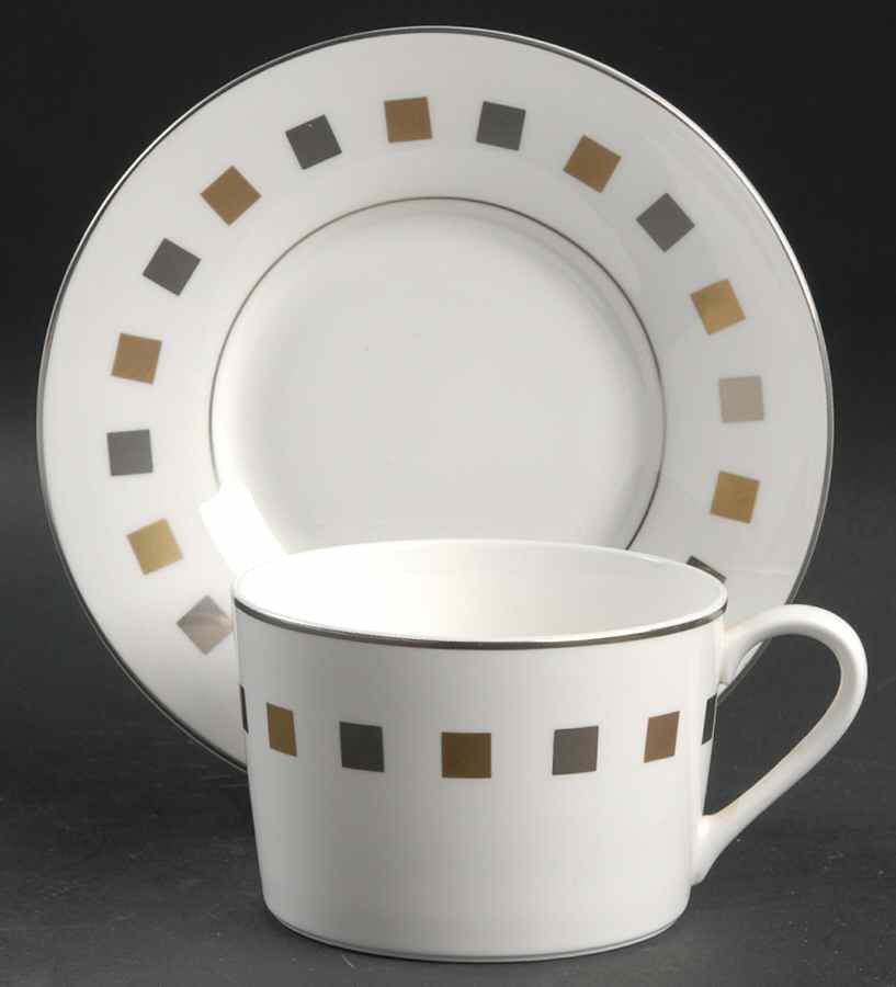 State House Flat Cup & Saucer Set by Mikasa-1