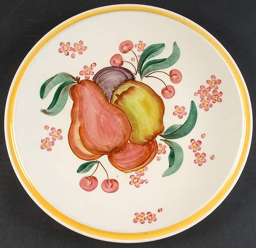 Harvest 12" Chop Plate (Round Platter) by Metlox - Poppytrail - Vernon-1