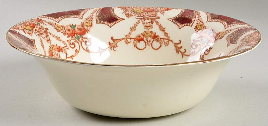 The Regal Red 8" Round Vegetable Bowl by Myott Staffordshire-1