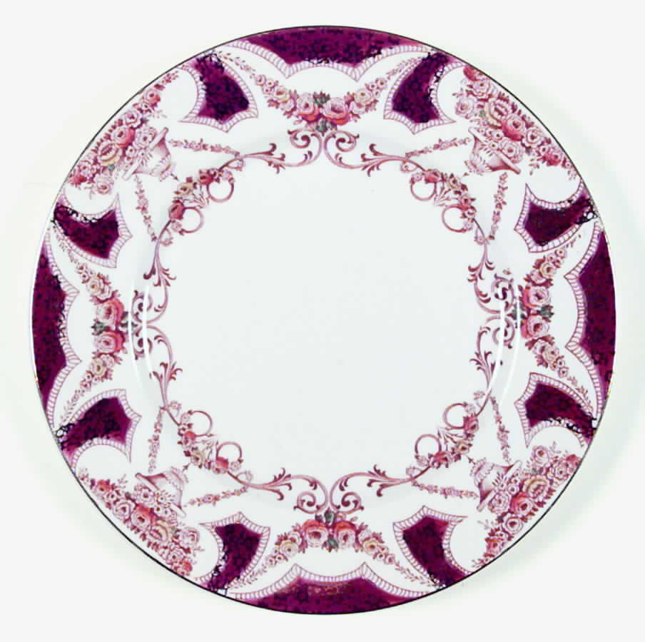 The Regal Red Dinner Plate by Myott Staffordshire-1