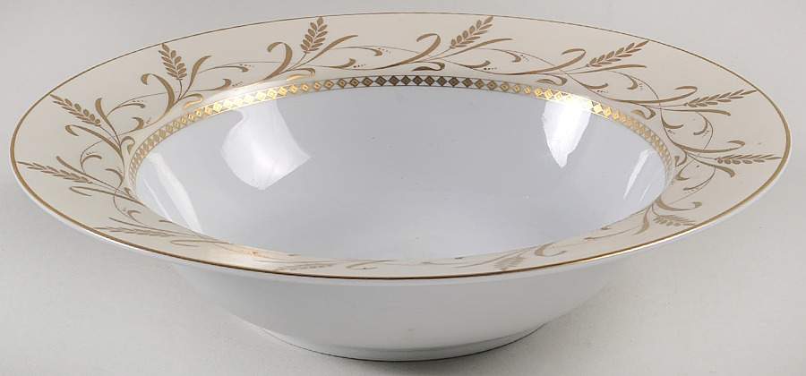 Harvest Gold 10" Round Vegetable Bowl by Mikasa-1