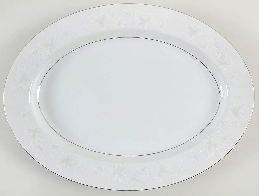 Danielle 14" Oval Serving Platter by Mimosa-1