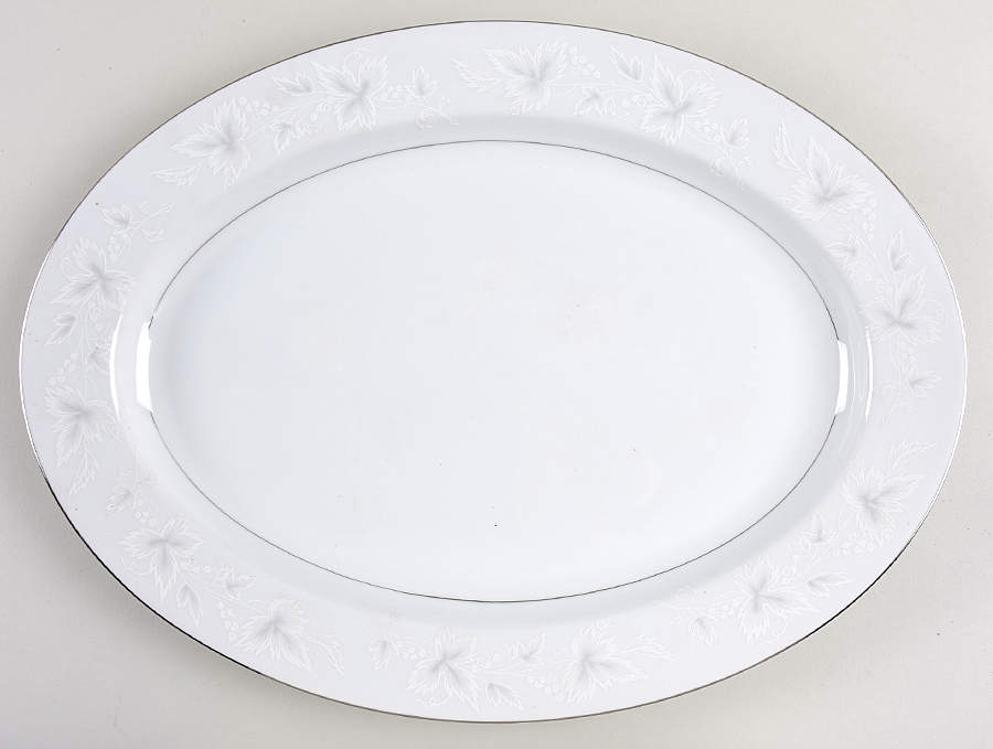 Danielle 16" Oval Serving Platter by Mimosa-1